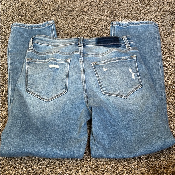 Flying Monkey Women's Medium Blue Straight Leg Jeans - Picture 4 of 4